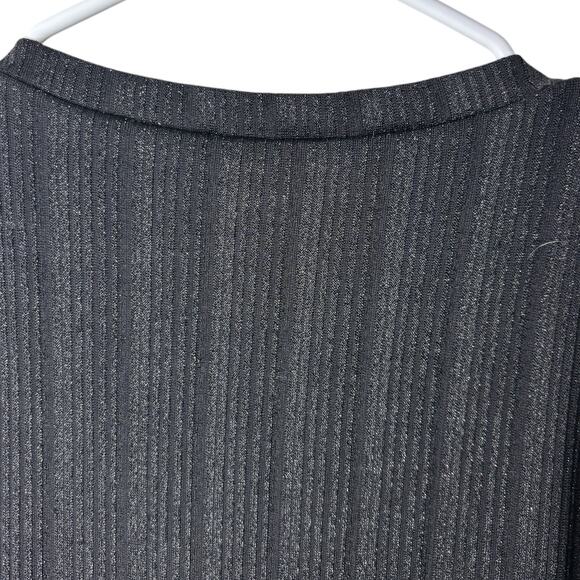 Anthropologie Lea & Viola Little Black Dress Silhouette XS Contour Bold Flirty - Picture 7 of 10